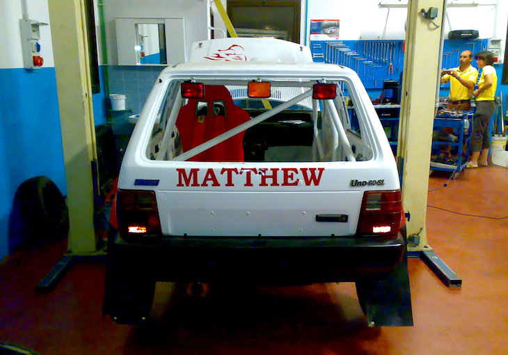preparazione auto da corsa